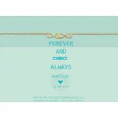 Heart to Get bracelet, silver, infinity double
