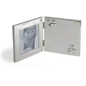 Zilverstad - Fotolijst Happy Baby 10x10 cm verzilverd