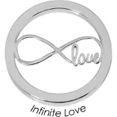 Quoins QMB-46M-E Black Label Infinity Love staal zilverkleurig Medium