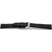 Claudio Calli Horlogeband D148Z Croco Zwart Zilver 14x12 mm