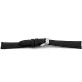 Claudio Calli Horlogeband G146Z Dover Zwart Zilver 20x18 mm