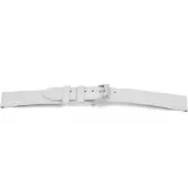 Claudio Calli Horlogeband H508 Croco Wit Zilver 22x20 mm