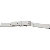 Claudio Calli Horlogeband H501 Croco Wit Leder 22x20 mm