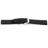 Claudio Calli Horlogeband G143 Zwart H79 Leder 20x18mm
