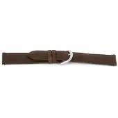 Claudio Calli Horlogeband F444 Retro Gevuld Bruin Leder 18x16mm