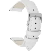 Claudio Calli Horlogeband F509 Dover Wit Zilver 18x16 mm
