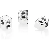 Pandora Bedel zilver Letter B 797456