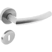 Intersteel Deurkruk Half Rond 90gr rozet met sleutelgat