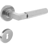 Intersteel Deurkruk Baustil op rozet met sleutelrozetten - RVS