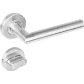 Intersteel Deurkruk Rechte Hoek 90gr rozet toilet-/badkamersluiting