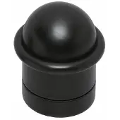 Intersteel Deurstop met ring mat zwart