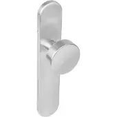 Intersteel Knop op langschild profielcilindergat 72mm - RVS