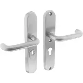 Intersteel | Veiligheidsbeslag | PC55mm | Smal schild | RVS Geborsteld