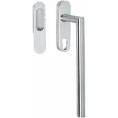 Intersteel Schuifdeurbeslag Slydo hoek RVS met profielcilinder