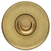 Intersteel Deurbel rond verdekt ø49x7mm - messing getrommeld