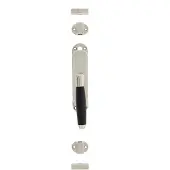 Intersteel Raamespagnolet Ton 400 nikkel - Rechts