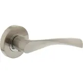 Intersteel Deurkruk Giussy op rozet - nikkel mat/chroom