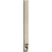 Intersteel stangenset 2x125cm tbv tbv kruk-espagnolet - nikkel mat