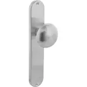 Intersteel Knop op blind langschild - RVS