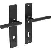 Intersteel Achterdeurbeslag Aurano Kerntrekbeveiliging Pc 92mm Recht Zwart