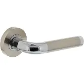 Intersteel Deurkruk Agatha op rozet - chroom/nikkel mat