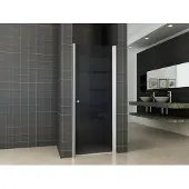 Wiesbaden Between nisdeur 800 x 2000 x 8 mm nano rookglas/chroom