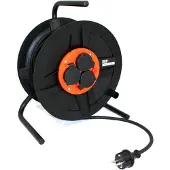 QwattPro kabelhaspel BM300 RA 40m 3G2,5 H07RN-F zwart - 1111130 - 1111130