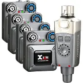 Xvive U4R4 Wireless In-Ear Monitor System with 4 Receivers