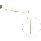 QAZQA Moderne badkamer wandlamp staal 62 cm IP44 - Cascada