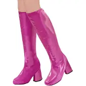 Widmann - Roze jaren 60 retro overlaarzen voor volwassenen