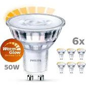 Philips LED spot GU10 3.8W 2700K Dimbaar warmwit (6 Stuks)