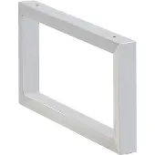 Wiesbaden Ophangbeugel vierkant 460 x 220 mm chroom