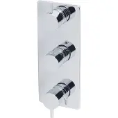 Wiesbaden Caral afbouwdeel therm. 3 weg chroom