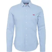 Levi's Overhemd 'Battery Housemark Slim Fit Shirt' lichtblauw