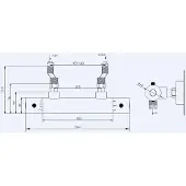 Mueller Round Thermostatische douchekraan 12cm chroom