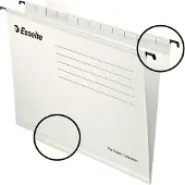 Esselte Classic versterkte hangmap - voor A4, wit (25 stuks)
