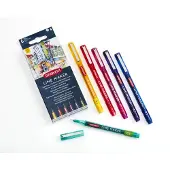 Taidepiste Fineliner - - Line Maker - Onuitwisbaar - Opaque - 6 stuks
