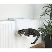 Trixie radiator-hangmat pluche wolwit - 45x31x24 cm