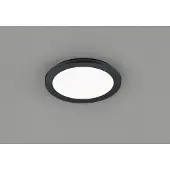 TRIO Plafondlamp Camillus Rond Zwart Middel