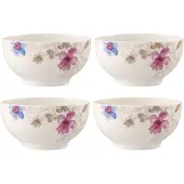 Villeroy & Boch French-Bols Mariefleur Gris Basic 15 x 13 cm Set van 4