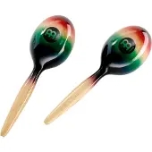 Meinl Traditionele Houten Maracas Meerkleurig