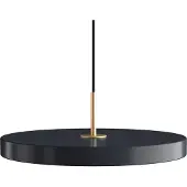 UMAGE Asteria Medium Hanglamp Anthracite Grey | Brass