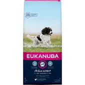 Eukanuba Active Adult Medium Breed - Hondenvoer - Kip 15 kg