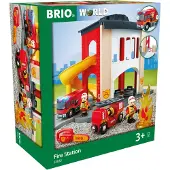 BRIO Grote brandweerkazerne - 33833 - Treinbaanonderdeel
