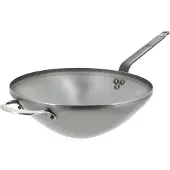 De Buyer Wokpan | Plaatstaal | 1,96 kg | 10 x Ø32 cm