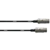 Cordial MIDI Verbindingskabel [1x XLR-stekker 5-polig - 1x XLR-stekker 5-polig] 1.80 m Zwart