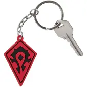 World of Warcraft Sleutelhanger Battle For Azeroth Horde Metaal Rood/zwart