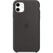 Apple iPhone 11 Silicone Back Cover Zwart