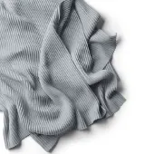 Design House Stockholm Pleece deken 140x160 cm Lichtgrijs