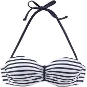 Venice beach Bikinitop navy / wit